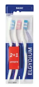 Elgydium Brosse Dents Souple Lot/3 à Libourne