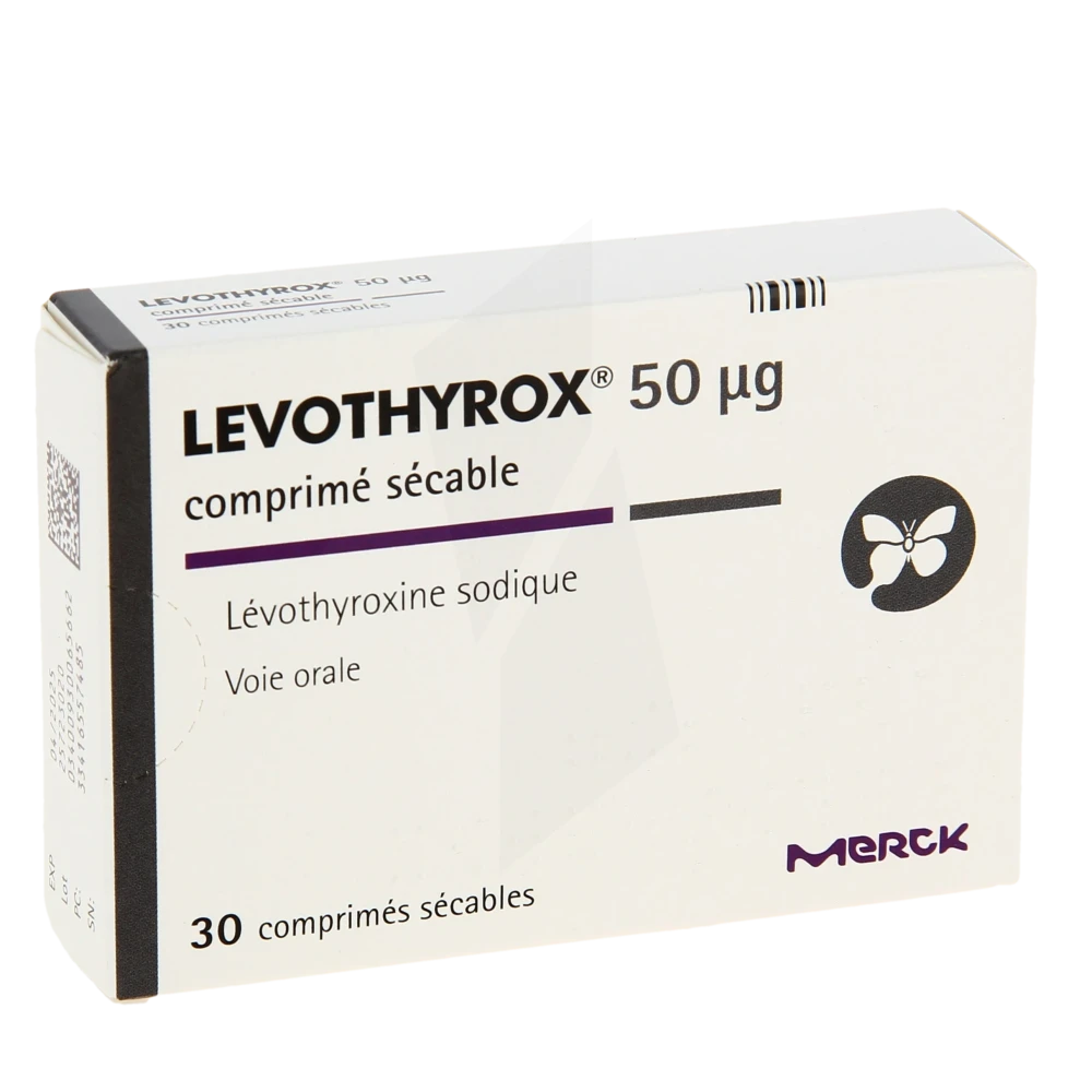 Levothyrox 50 Microgrammes, Comprimé Sécable