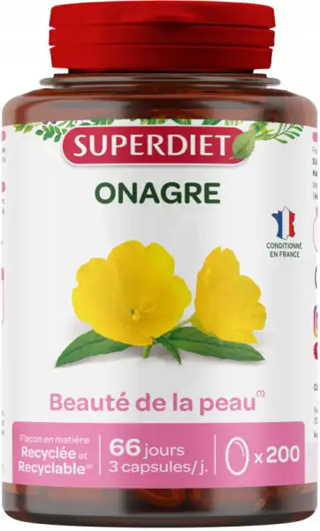 Superdiet Huile D'onagre Bio Caps B/200