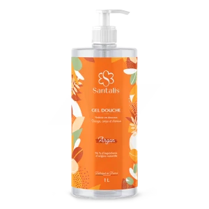 Santalis Dermo Gel Douche Argan Fl Pompe/1l