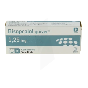 Bisoprolol Quiver 1,25 Mg, Comprimé