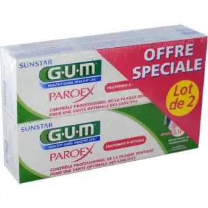 Acheter Gum Paroex Gel dentifrice 2T/75ml à MONTPELLIER