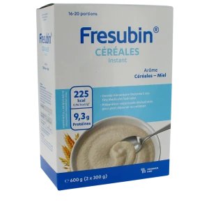 Fresubin Céréales Instant Préparation Instantanée Miel 2sachets/300g