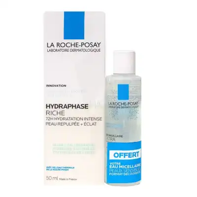 Hydraphase Ha Riche La Roche Posay Cr Fl Pompe/50ml+eau Micellaire à Paris