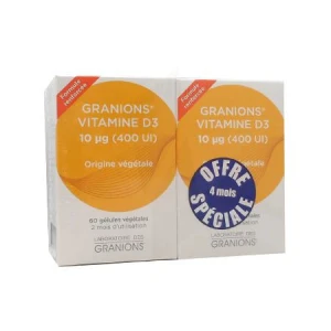 Granions Vitamine D3 10 µg Gél 2b/60