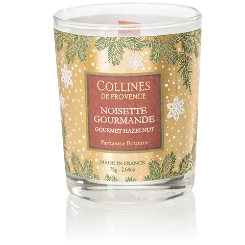 Collines De Provence Bougie Parfumée Noisette Gourmande 75g