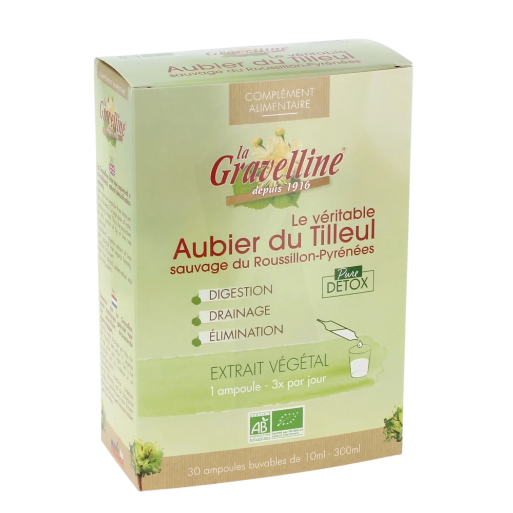 Aubier De Tilleul Sauvage Du Roussillon Solution Buvable Bio 30 Ampoule/10ml