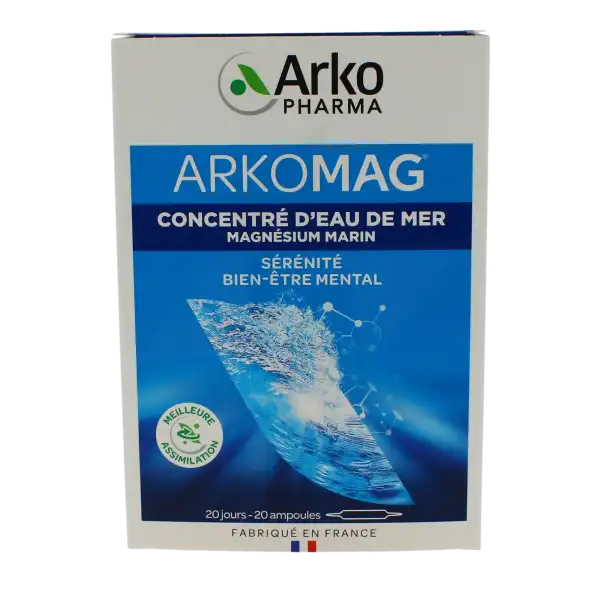 Arkomag Magnésium Marin S Buv Caramel 20amp