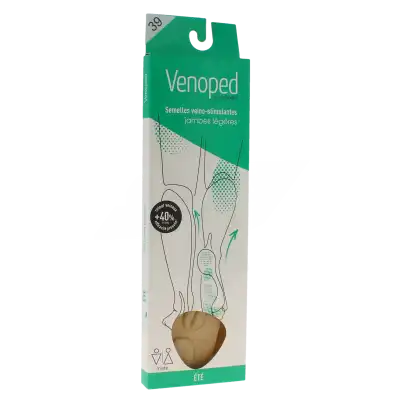 Sigvaris Venoped Été Semelles Veino-stimulantes Gris Pointure 39 à CERNAY