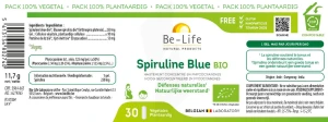Be-life Spiruline Blue Bio Gélules B/30