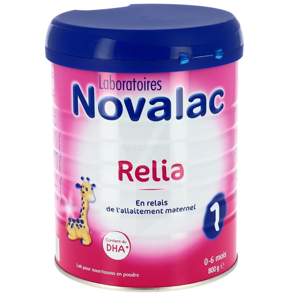 Relia lait 1er âge 800 g Novalac