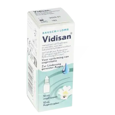 Vidisan Solution Ophtalmique Irritations Oculaires Fl/10ml à BOURG-SAINT-ANDÉOL