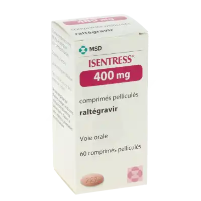 ISENTRESS 400 mg, comprimé pelliculé