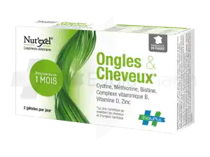 Nut'exel Ongles & Cheveux Gélules B/60 à Lille
