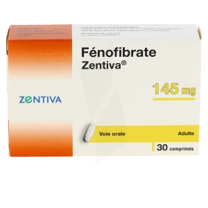 Fenofibrate Zentiva 145 Mg, Comprimé