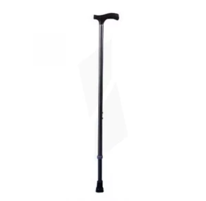 Canne De Marche Noire Poignée Anatomique Droitier / O4600