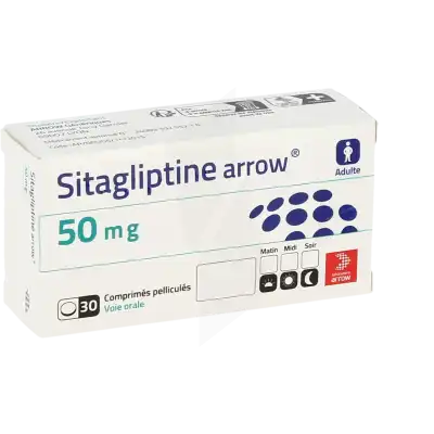 Sitagliptine Arrow 50 Mg, Comprimé Pelliculé à Abbeville