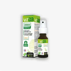 Santé Verte Vitamine D3 Végétale 2000 Ui Solution Buvable Spray/20ml à BOEN 