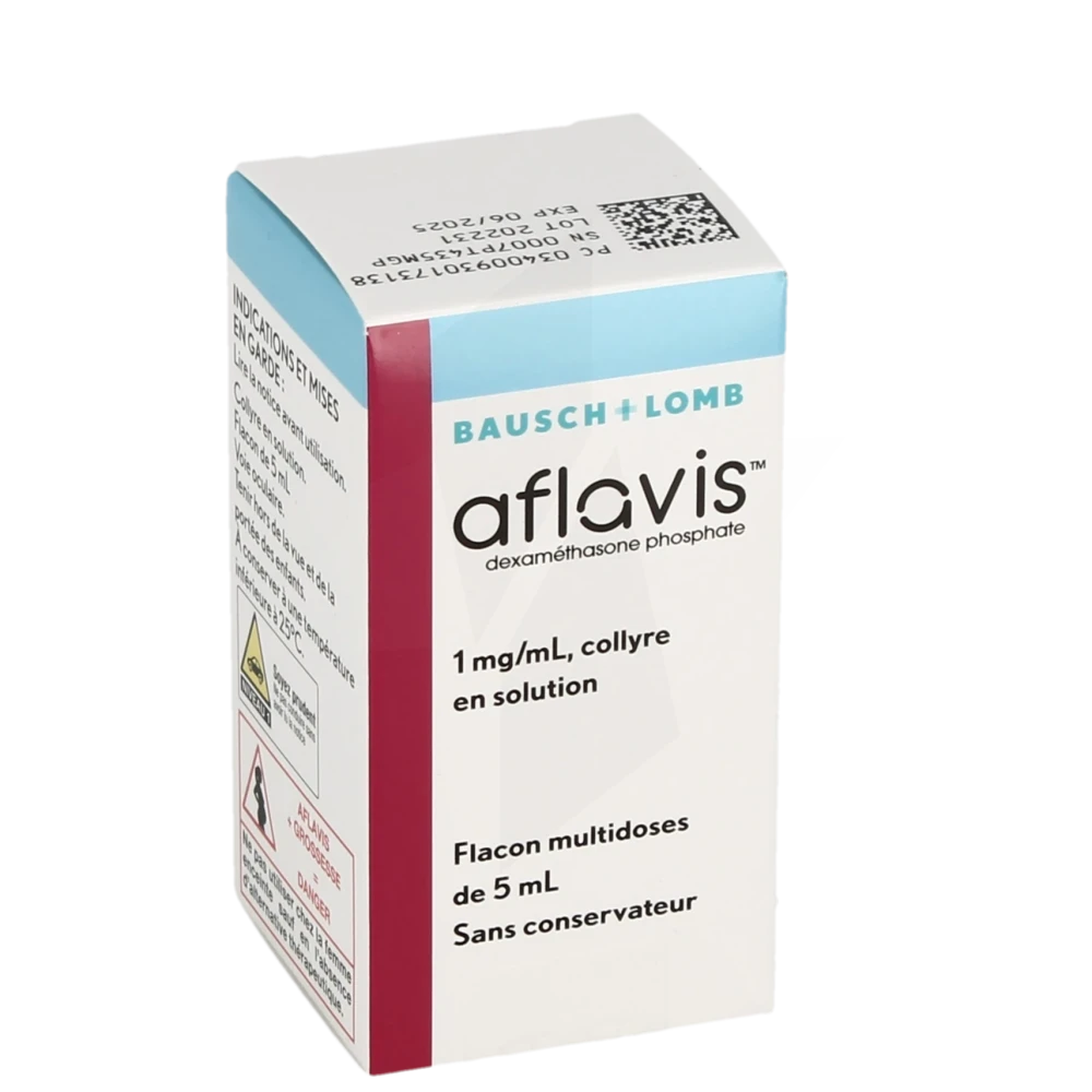 Aflavis 1 Mg/ml, Collyre En Solution