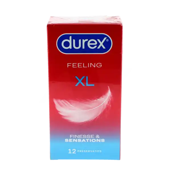 Durex Feeling Xl Préservatif Lubrifié B/12