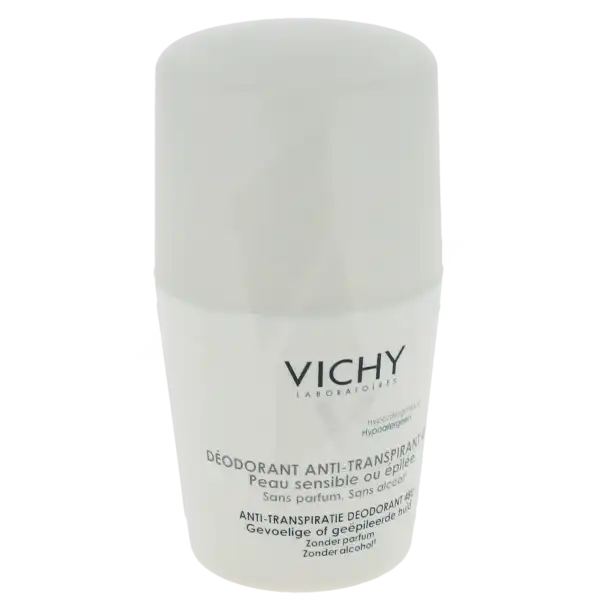 Vichy Déodorant Anti-transpirant 48h Peau Sensible Roll-on/50ml