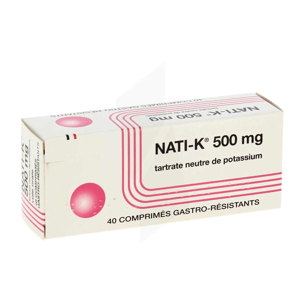 Nati-k 500 Mg, Comprimé Gastro-résistant
