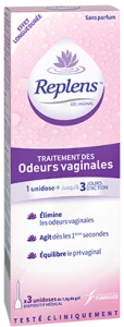 Replens Gel Vaginal Traitement Des Odeurs 3 Unidose/5g