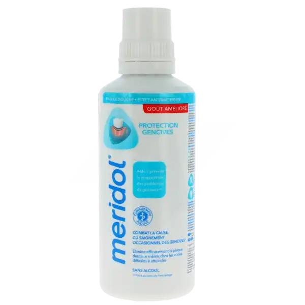 Meridol Protection Gencives Bain De Bouche Sans Alcool Flacon De 400 Ml