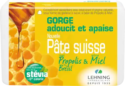Lehning Pâte Suisse Pastilles à Sucer Miel Propolis B/50g à Seysses