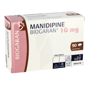 Manidipine Biogaran 10 Mg, Comprimé