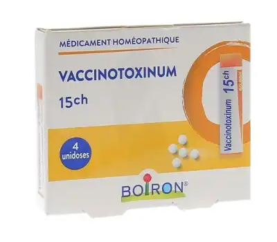 Boiron Vaccinotoxinum 15ch 4doses Globules Dose De 1g à Ménilles