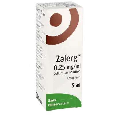 Zalerg 0,25 Mg/ml, Collyre En Solution à Bassens