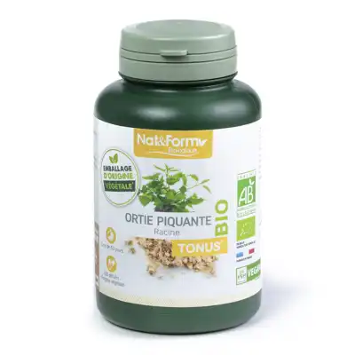 Nat&Form Bio Ortie Piq Racine Bio 200 Gélules végétales