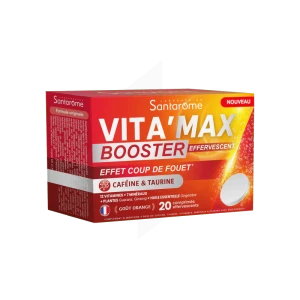 Santarome Vita'max Booster Effervescents Comprimés Effervescents B/20
