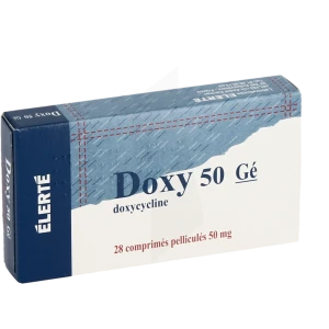 Doxy 50 Mg, Comprimé Pelliculé