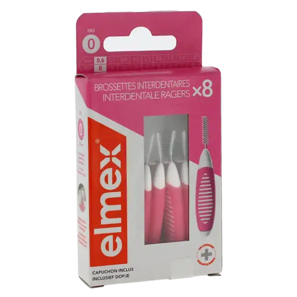 Elmex Brossette Inter-dentaire 0,6mm B/8
