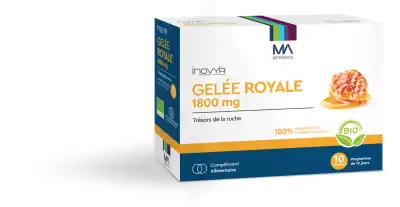 Ma Inovya Gelée Royale 1800mg Bio 10 Ampoules/10ml à Mars-la-Tour