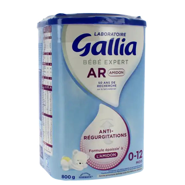 Gallia Bébé Expert AR Amidon Lait en poudre Boîte de 800 g