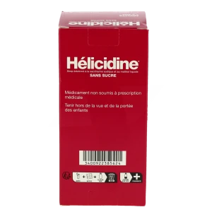 Helicidine 10 Pour Cent Sans Sucre, Sirop édulcoré à La Saccharine Sodique Et Au Maltitol Liquide