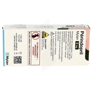 Perindopril Mylan 2 Mg, Comprimé