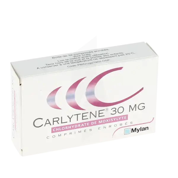 Carlytene 30 Mg, Comprimé Enrobé