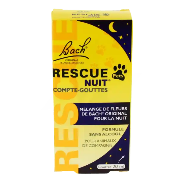 Rescue Pets Nuit Elixir Floral Fl Cpte-gttes/20ml
