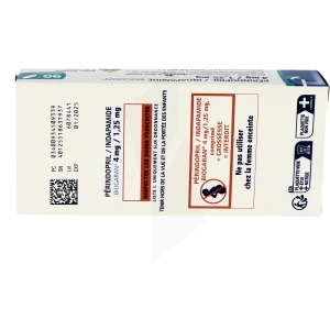 Perindopril/indapamide Biogaran 4 Mg/1,25 Mg, Comprimé