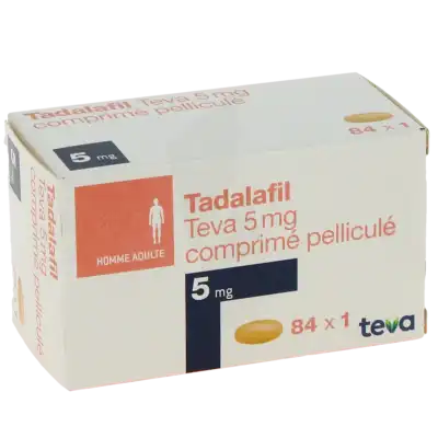 Tadalafil Teva 5 Mg, Comprimé Pelliculé à TOULOUSE