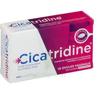Cicatridine Ovule Acide Hyaluronique B/10 à SAINT-CYR-SUR-MER