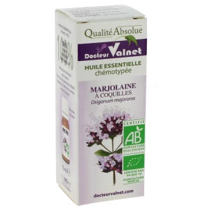 Docteur Valnet Huile Essentielle Bio Marjolaine à Coquilles 5ml