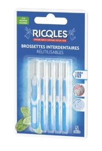 Ricqlès Brossettes Interdentaires Réutilisables 0,9mm B/5