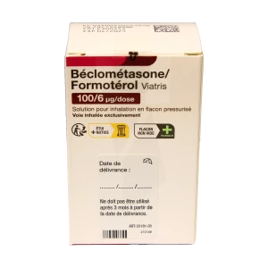 Beclometasone/formoterol Viatris 100/6 Microgrammes/dose, Solution Pour Inhalation En Flacon Pressurisé