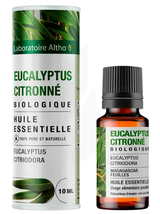 Laboratoire Altho Huile Essentielle Eucalyptus Citronné Bio 10ml