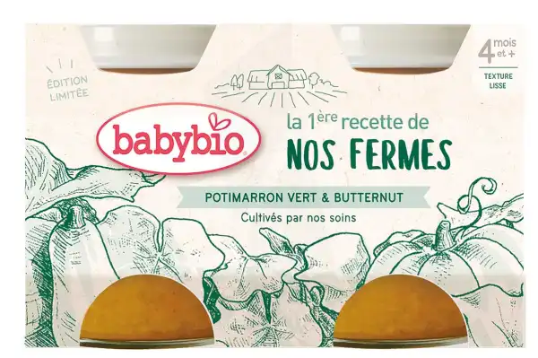 Babybio Pot Pomme De Terre Potimarron Vert